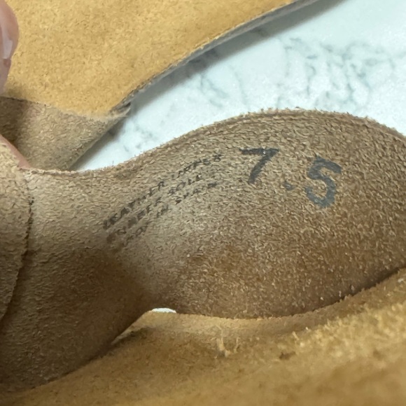 Yokono Tan Suede Buckle Sandals - Picture 6 of 9